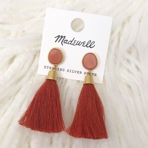 Madewell Jewelry - MADEWELL stone tassel earrings Madewell Jewelry - MADEWELL stone tassel earrings